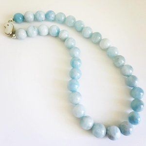 Aquamarine Choker 15”